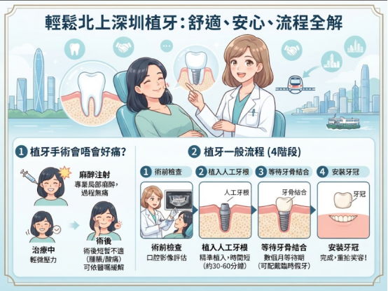 植牙手術會唔會好痛?過程、術後感受及恢復期全面了解
