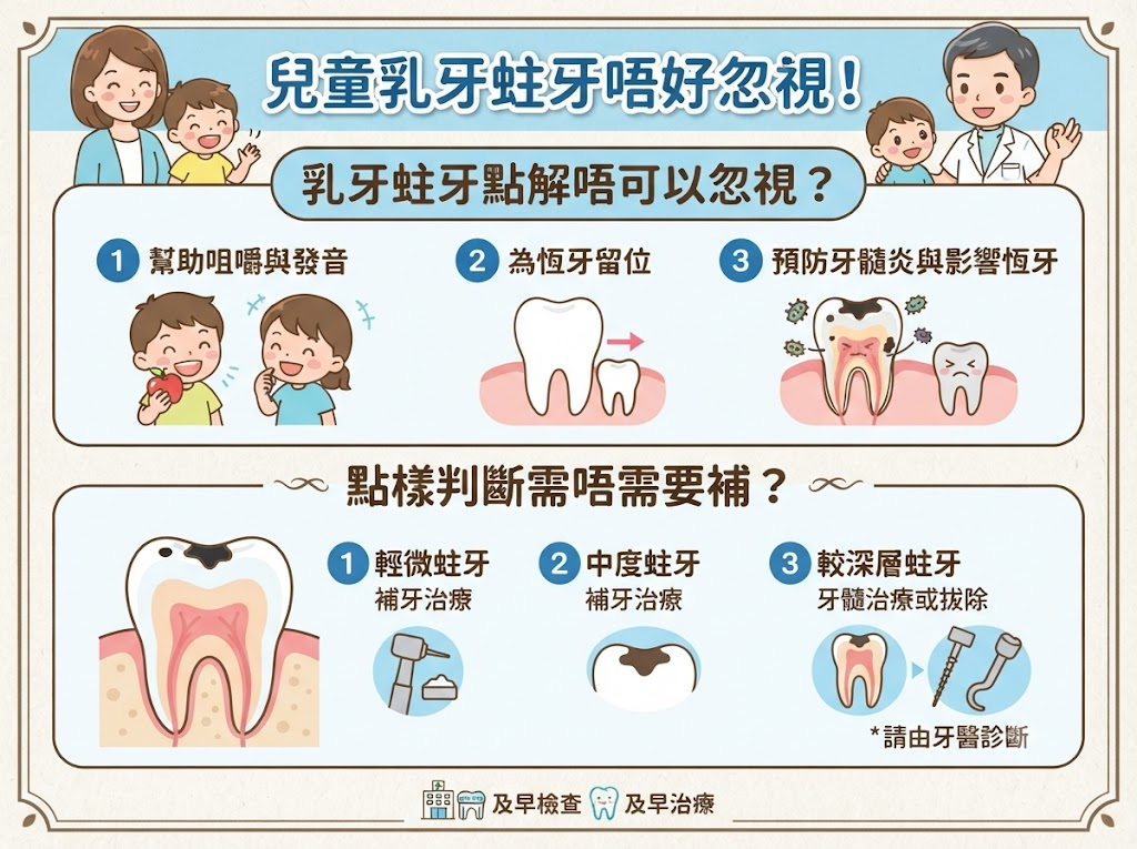 乳牙蛀牙需要補嗎?好多家長都忽略咗,小心影響恆牙生長