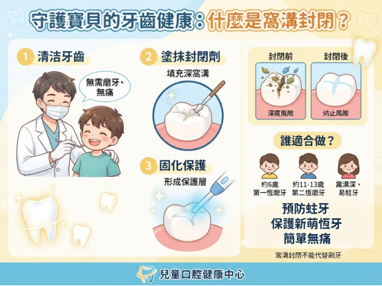 窩溝封閉有必要做嗎?適合哪些孩子一次了解