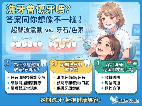 洗牙會傷牙嗎？90%人都誤會了！